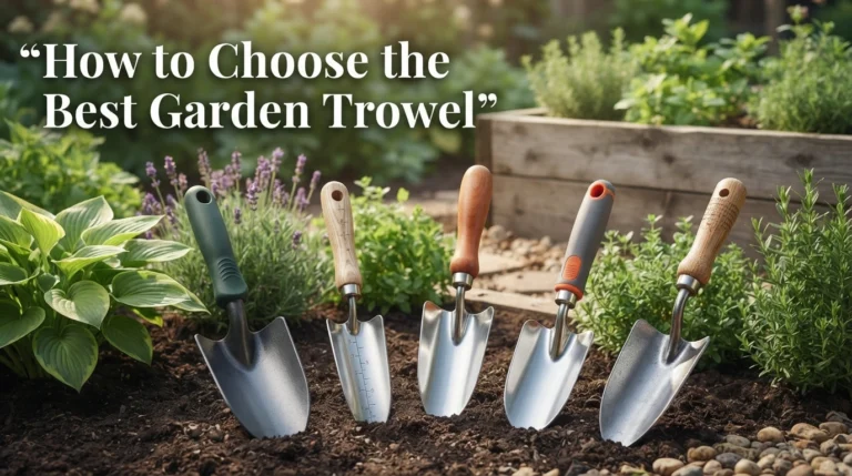 A garden trowel looks like one of the simplest tools in the shed, but picking the wrong one can turn a five-minute planting job into a wrist-aching chore. Learning how to choose the best garden trowel comes down to matching blade shape, material, and handle design to the soil you work with and the tasks you do most.