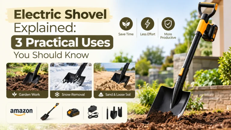 The term “electric shovel explained” covers more ground than people often expect. Depending on the product, it might refer to a lightweight power-assisted snow broom, a compact snow thrower, or another motorized clearing tool entirely. This guide breaks down the main types and helps you figure out which one actually fits your needs.