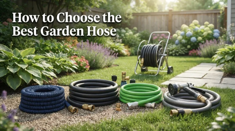 A garden hose seems like a simple purchase until the cheap one kinks every few feet or cracks after a single summer in the sun. Learning how to choose the best garden hose comes down to matching material, length, and fittings to your yard rather than grabbing whatever's cheapest on the shelf.