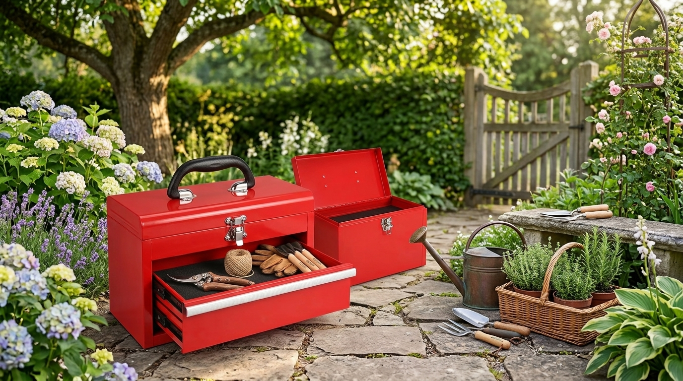 WORKPRO Mini Metal Tool Box offers several compact metal tool boxes with different configurations. Some models have two drawers and top storage, while others use a removable tray and portable carrying handle. Choosing between them depends largely on how many tools you need to store and whether portability or organized drawer storage is more important.